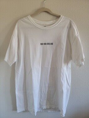 Rare Unus Annus Limited Edition Out Of Time Tee White Size Large